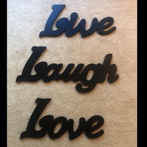 Live Laugh Love Wooden Signs